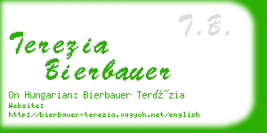 terezia bierbauer business card